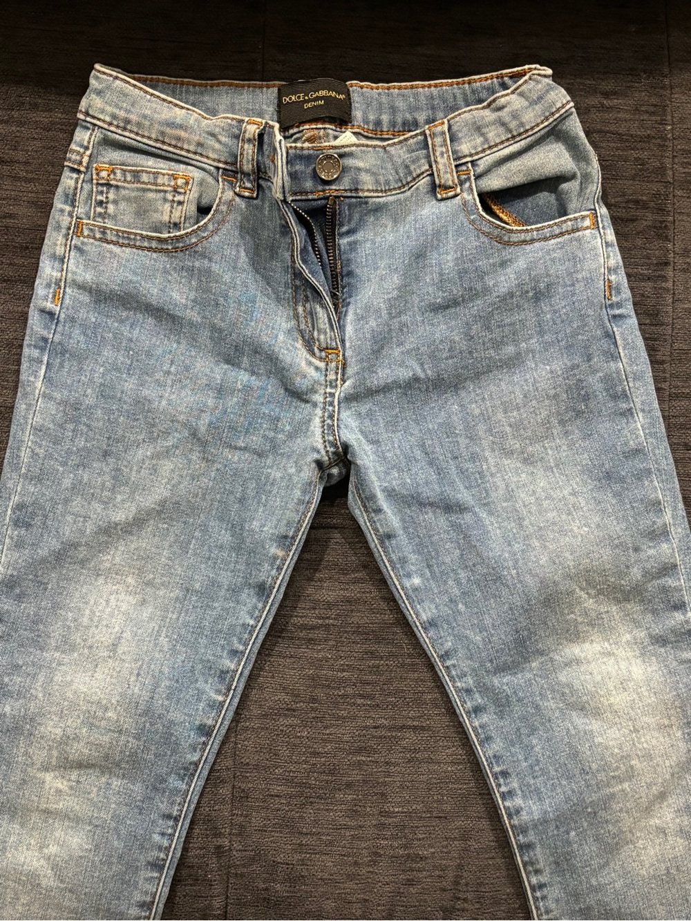 Dolce & Gabbana Light Wash Skinny Jeans - Faded Blue